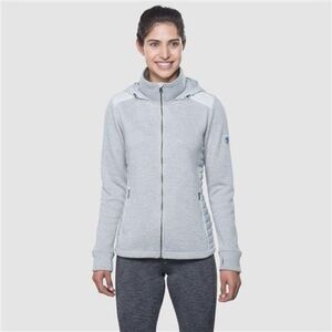 Kuhl Women’s L Alskar grey hooded jacket